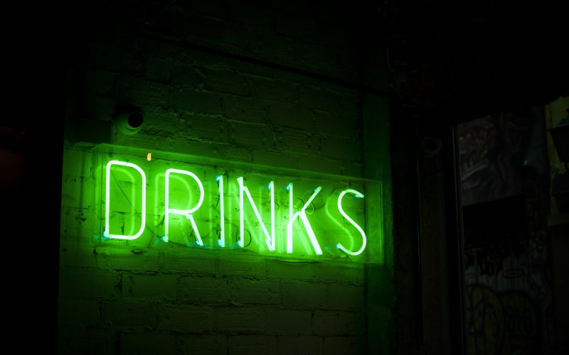 Drinks sign